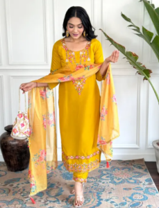 Embroidered Kurta Set