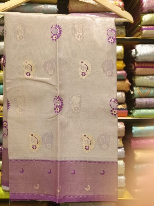 Tissue Saree Jumki Desgin