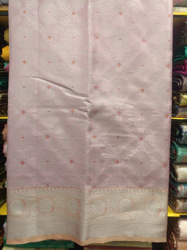 Kanchi Silver Tissue Saree