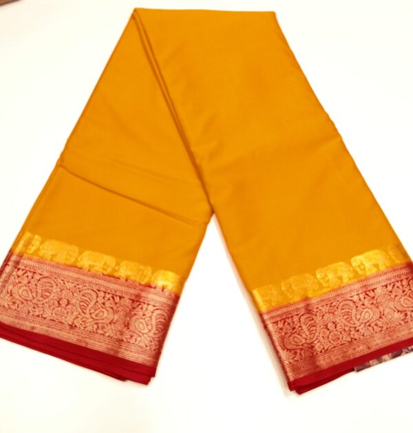 SEMI MYSORE SILK SAREE